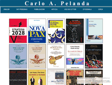 Tablet Screenshot of carlopelanda.com